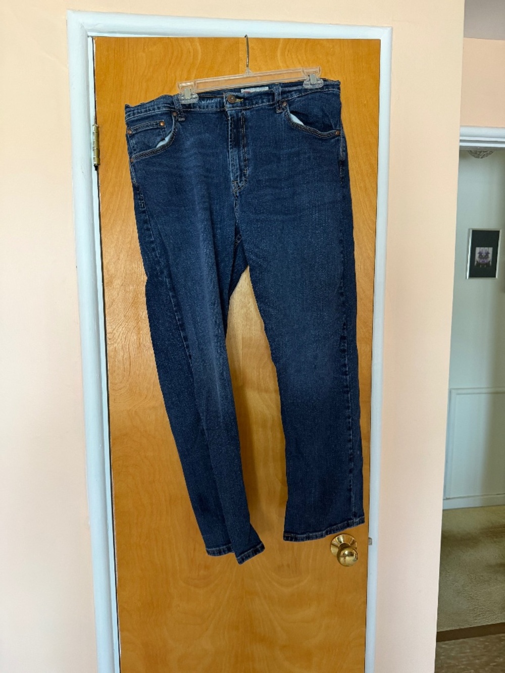 Mens Wrangler Straight Fit Jeans, Size 36 x 30